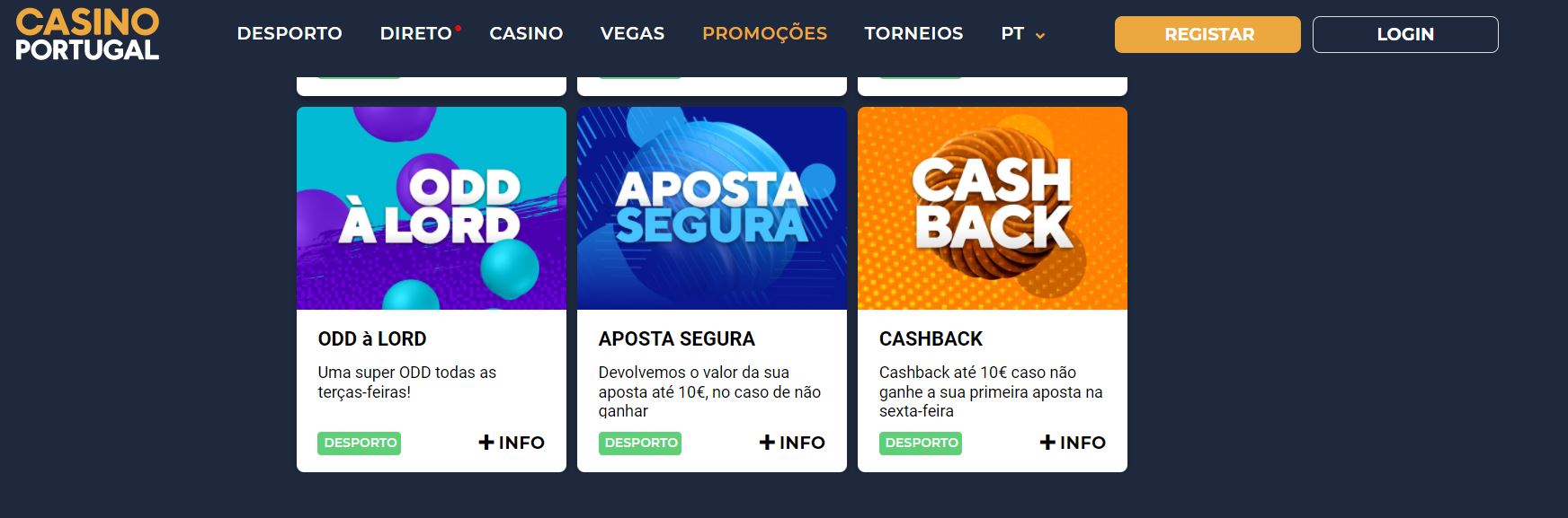 Código promocional Casino Portugal