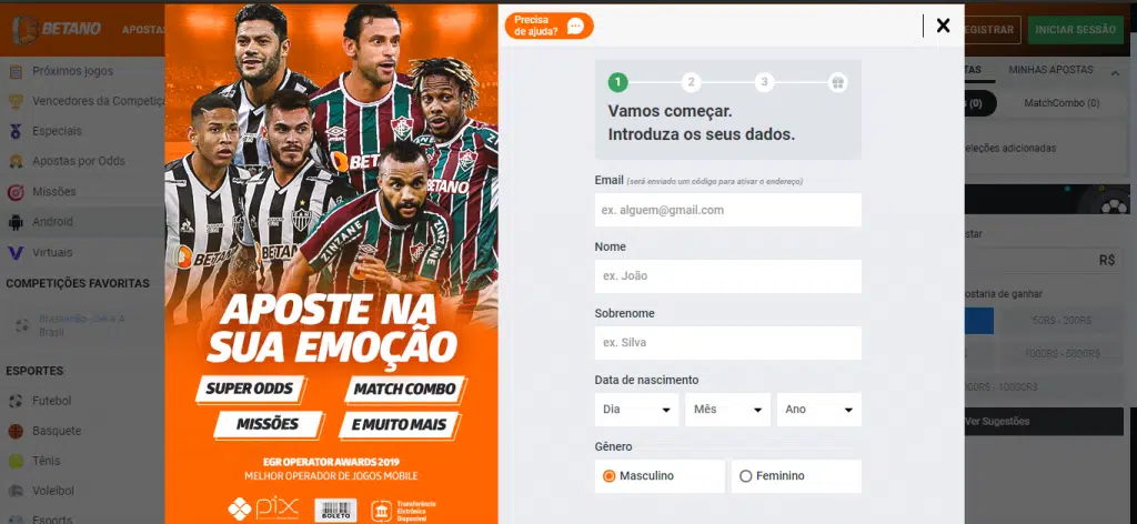 Betano Brasil 2022 Código promocional 