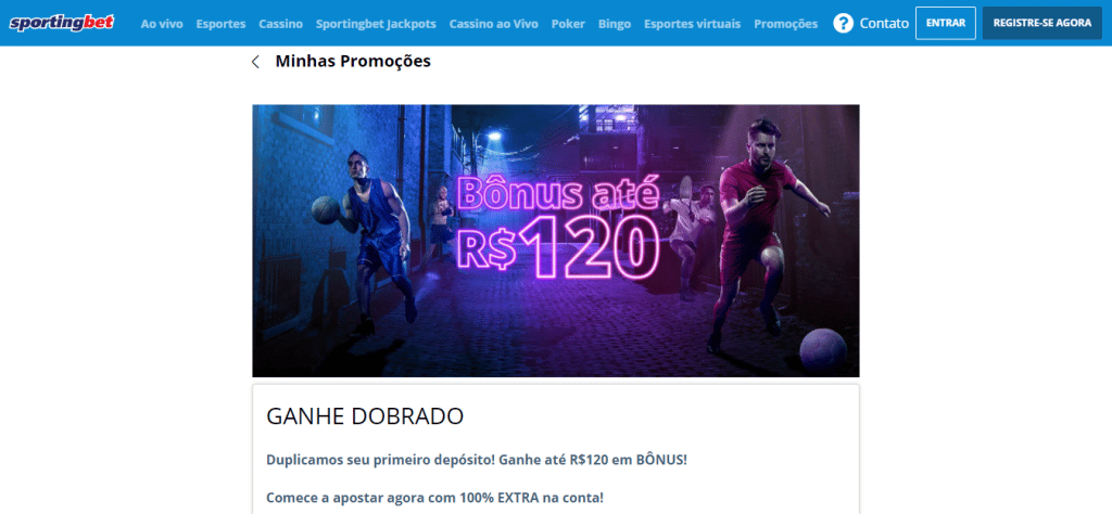 Código promocional Sportingbet Brasil 2021