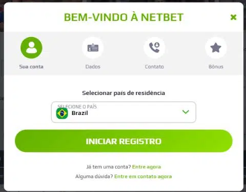 código de bônus NetBet