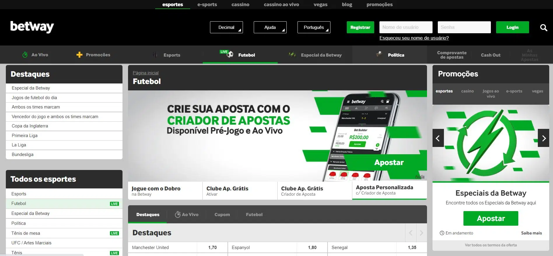 betway ou bet365