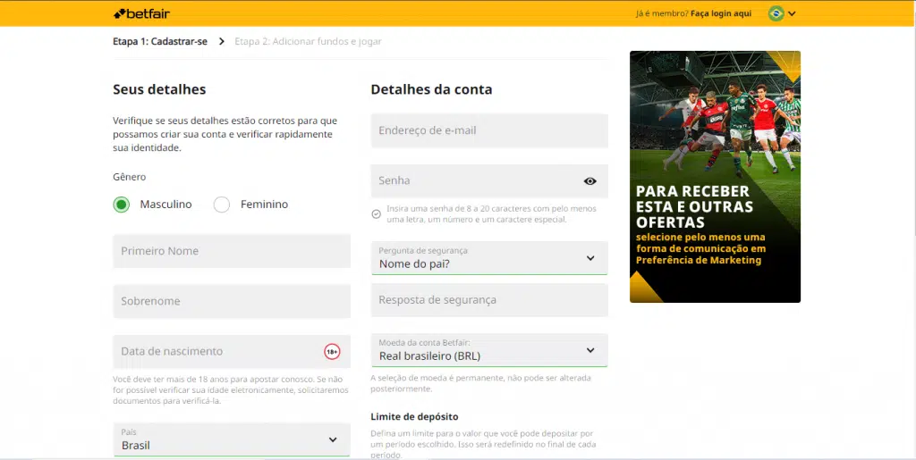 Codigo promocional Betfair