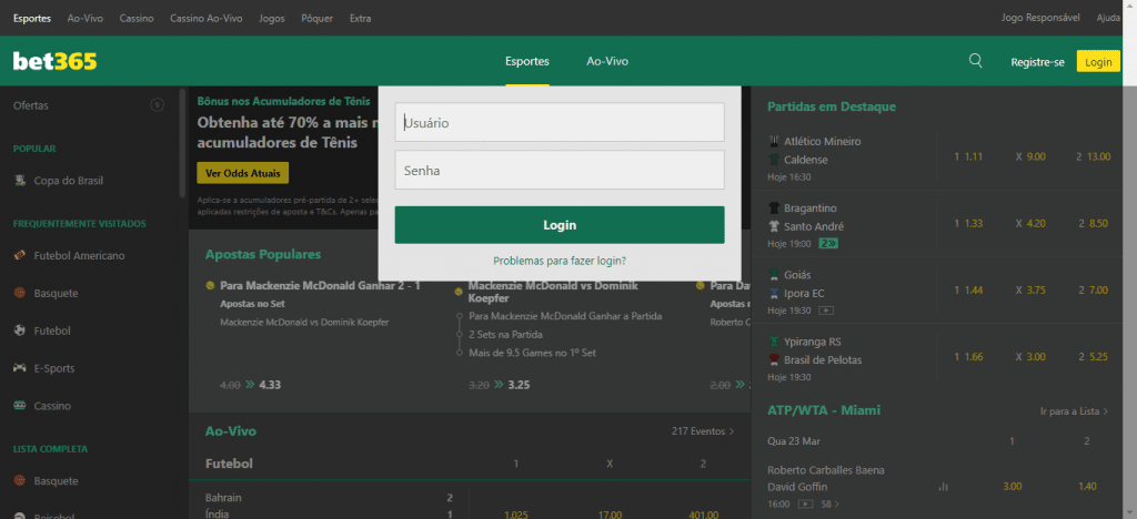 bola ouro bet365