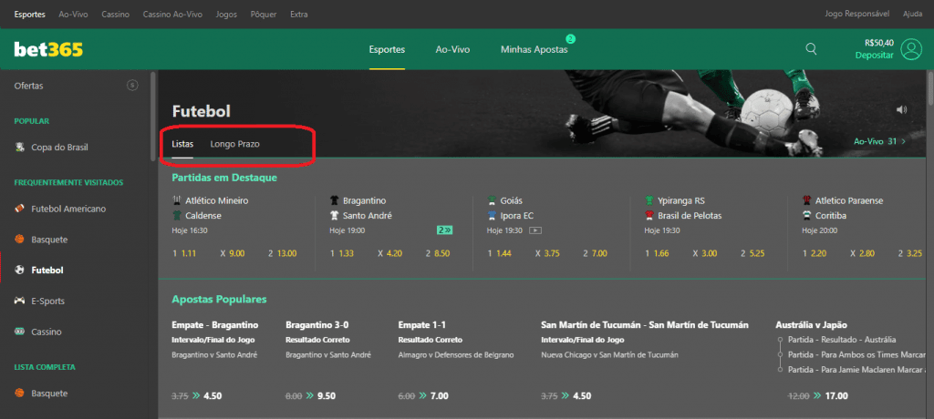 bola ouro bet365