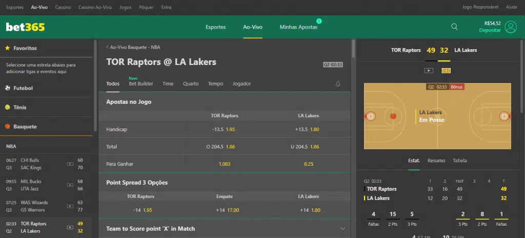 bet365 nba