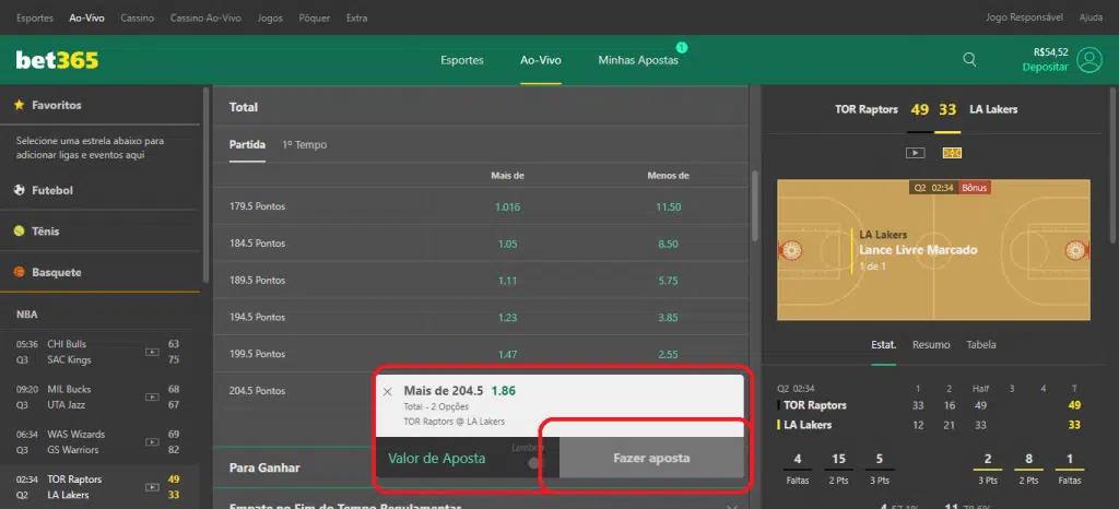 bet365 nba