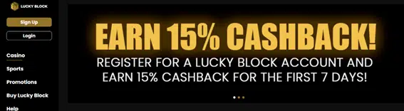 Lucky Block Casino regristrar-se